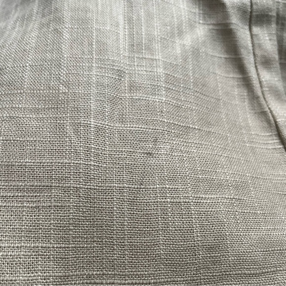 Staud Beige Linen Blend Patches Flared Pants Sz. 10 - Picture 6 of 8